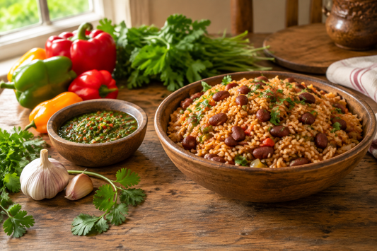 El sabor del sofrito puertorriqueño en la cocina de todos los días