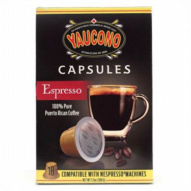 YAUCONO CAPSULES EXPRESSO 18CT 3.5 OZ