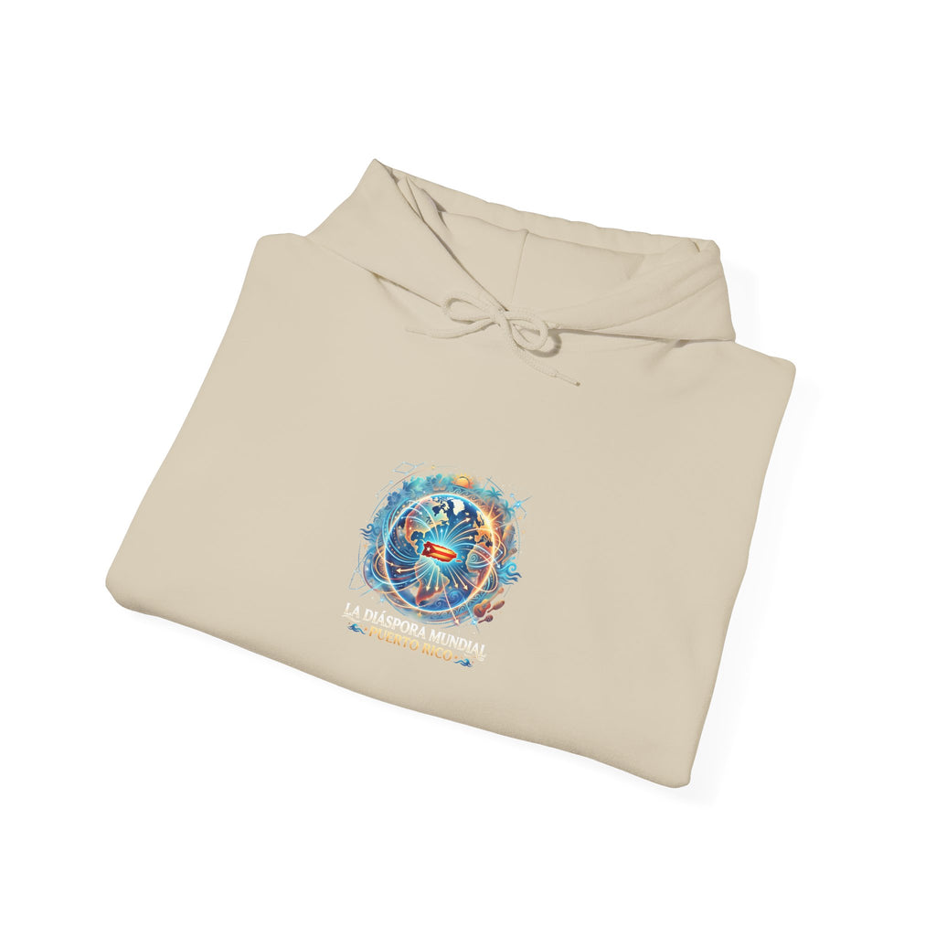Hoodie - Colorful Earth Mandala "Protect Our Planet" Eco Conscious Design