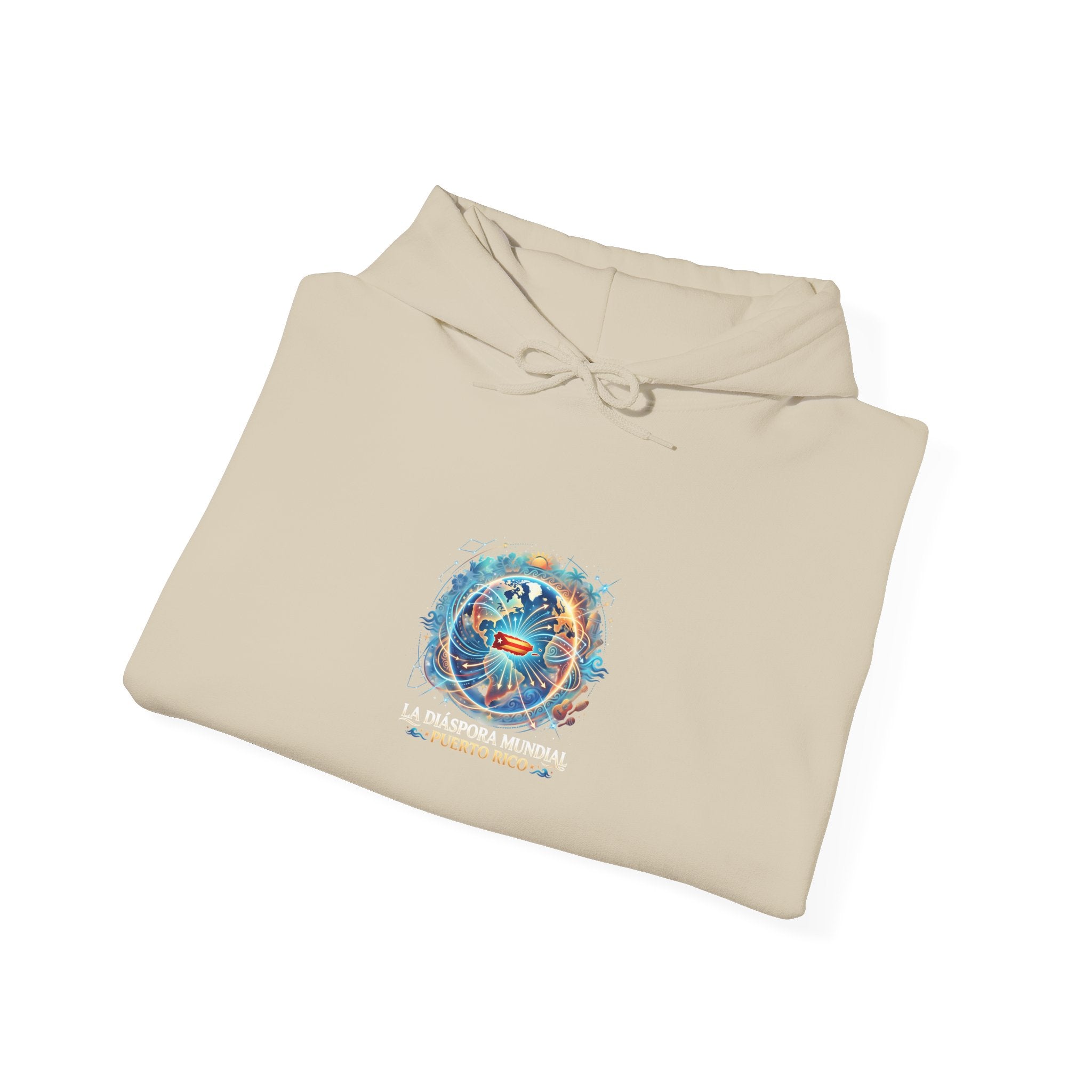Hoodie - Colorful Earth Mandala "Protect Our Planet" Eco Conscious Design
