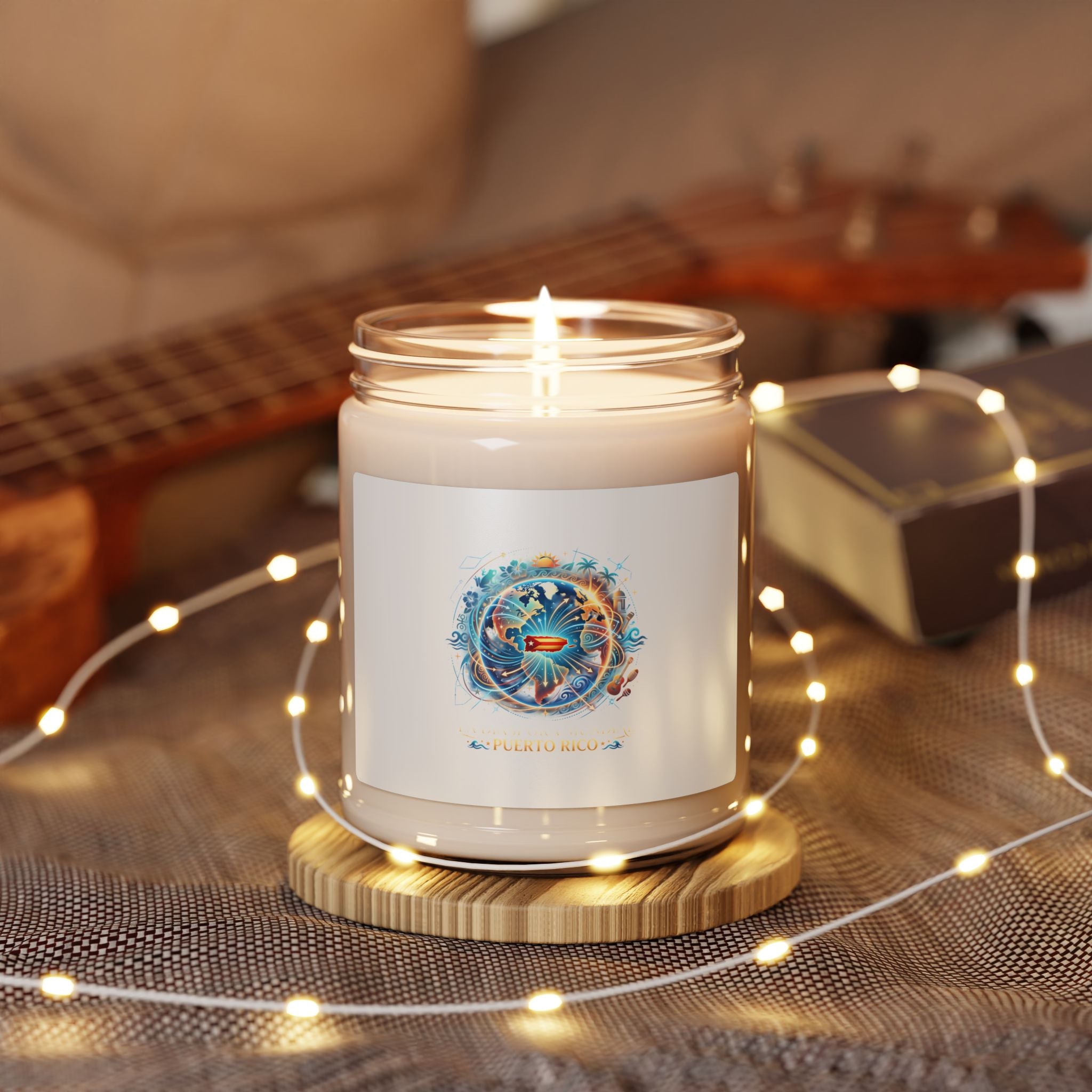 Ocean Breeze Soy Candle 9oz Scented Jar (Seaside, Relaxing Aromas)