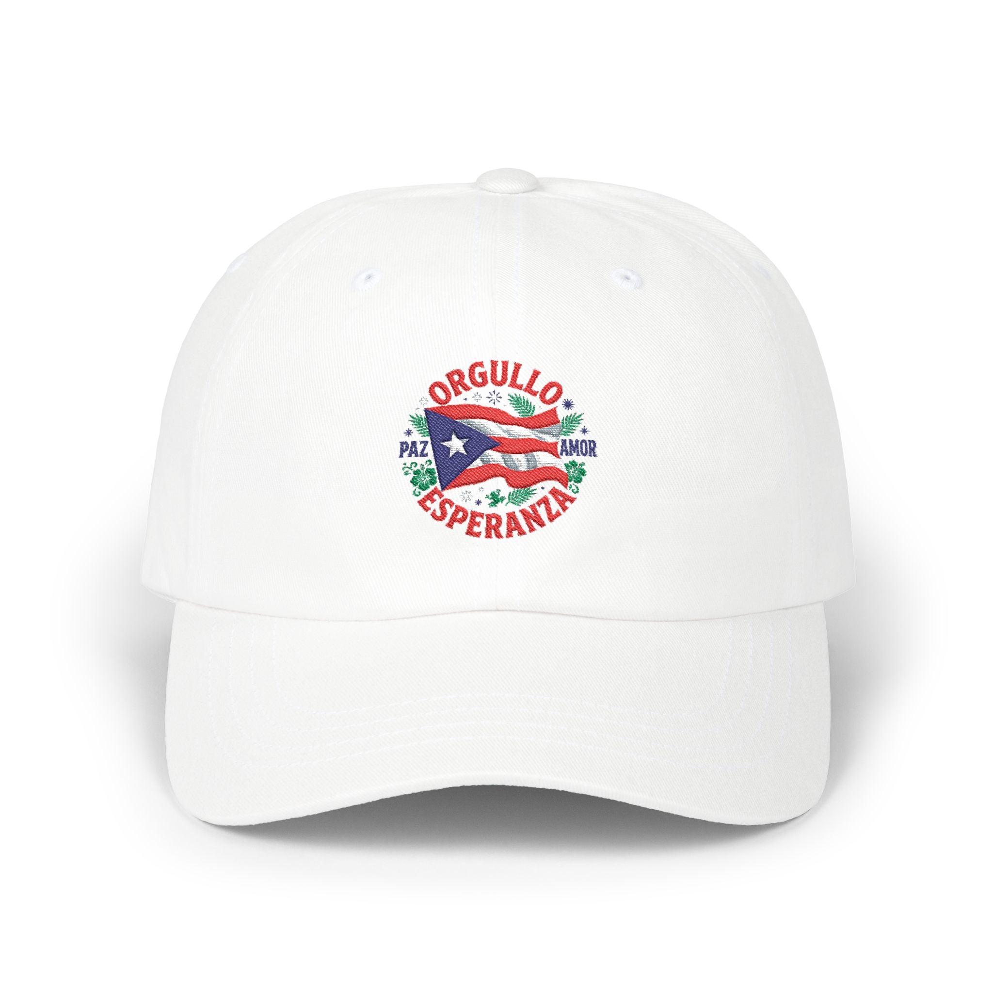 Orgullo Esperanza Puerto Rico flag Dad Cap | Embroidered baseball hat