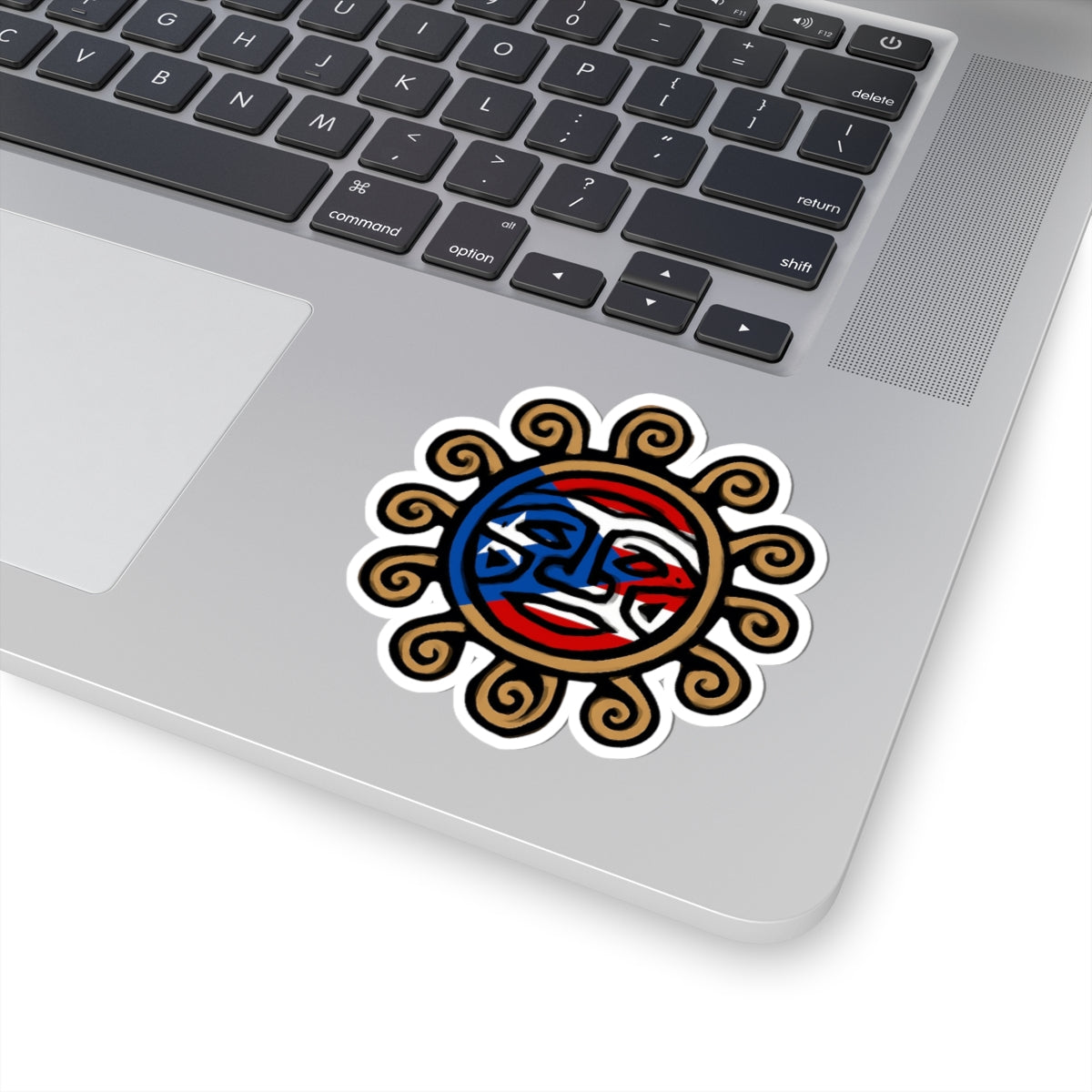Puerto Rico sol taino sticker cortados