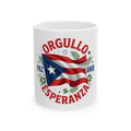 Orgullo Esperanza Puerto Rico Flag Mug | Paz Amor ceramic mug