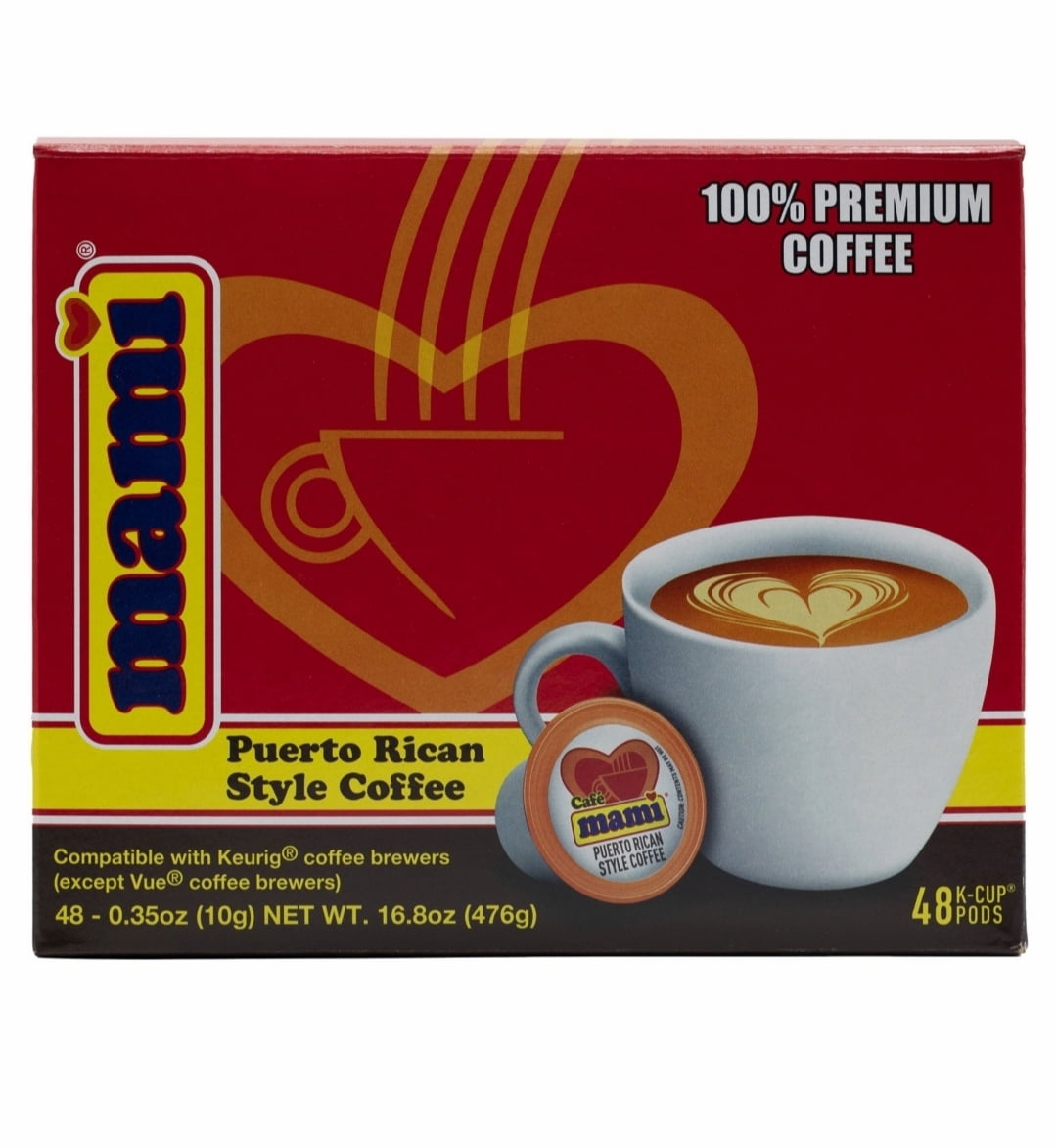 Mami Puerto Rico Coffee K-Cups - 48 Ct 100% Premium Coffee