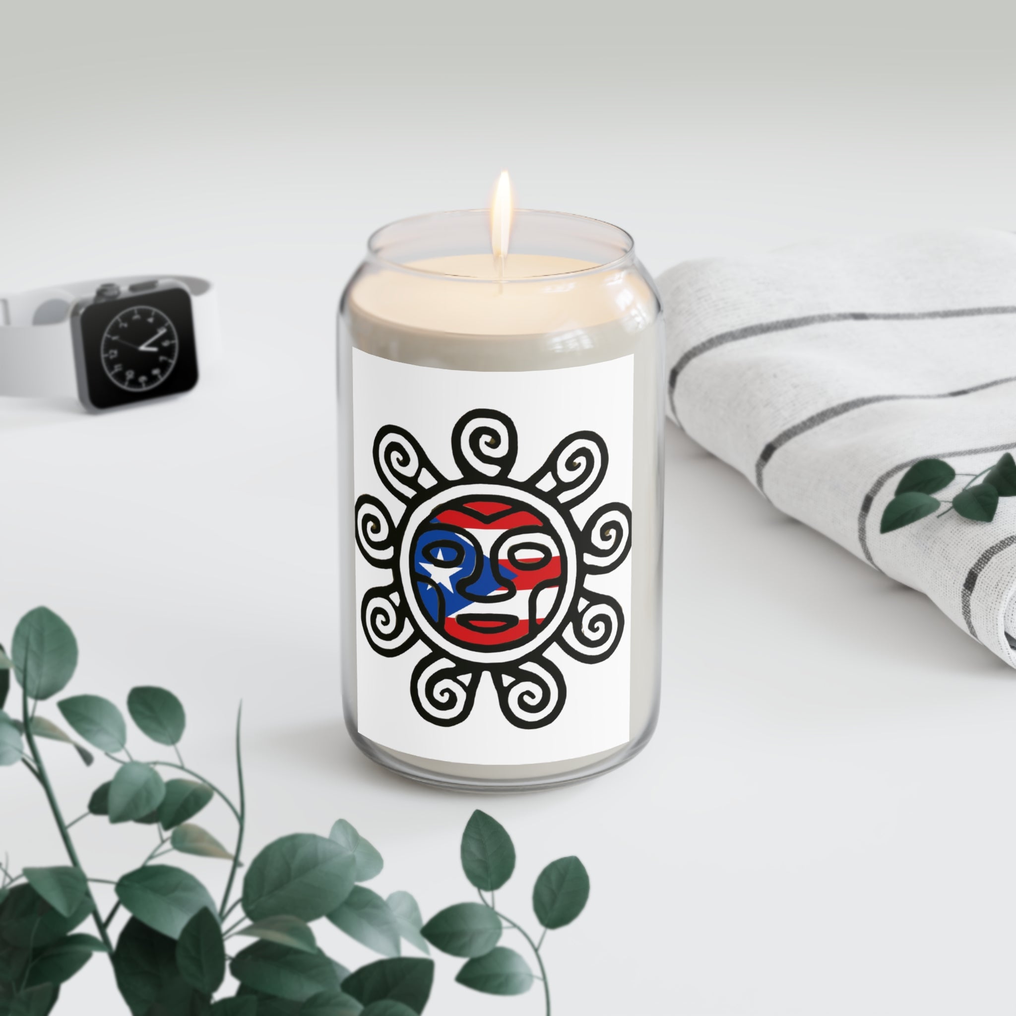 Sol taino de puerto rico Soy Candle — 13.75oz Scented Candle