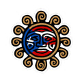 Puerto Rico sol taino sticker cortados