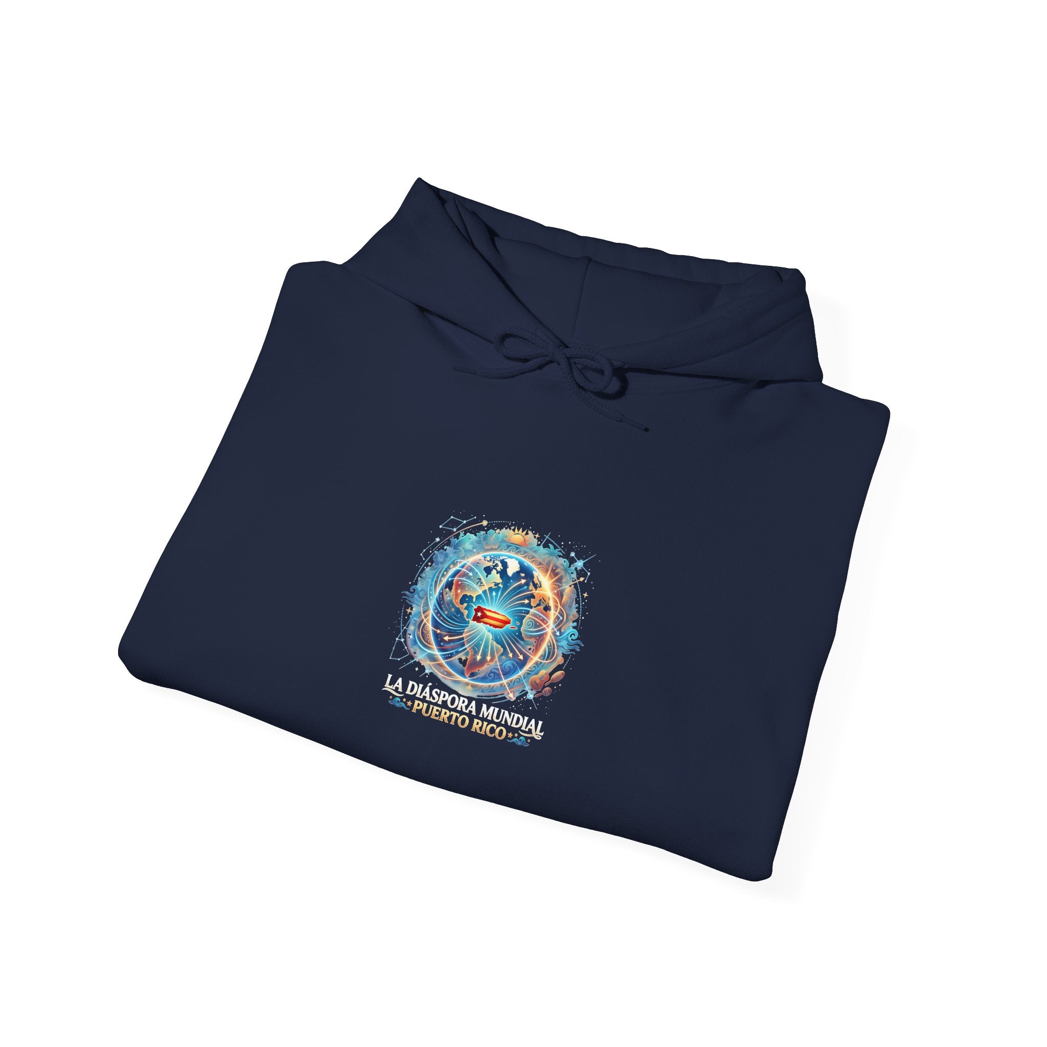 Hoodie - Colorful Earth Mandala "Protect Our Planet" Eco Conscious Design