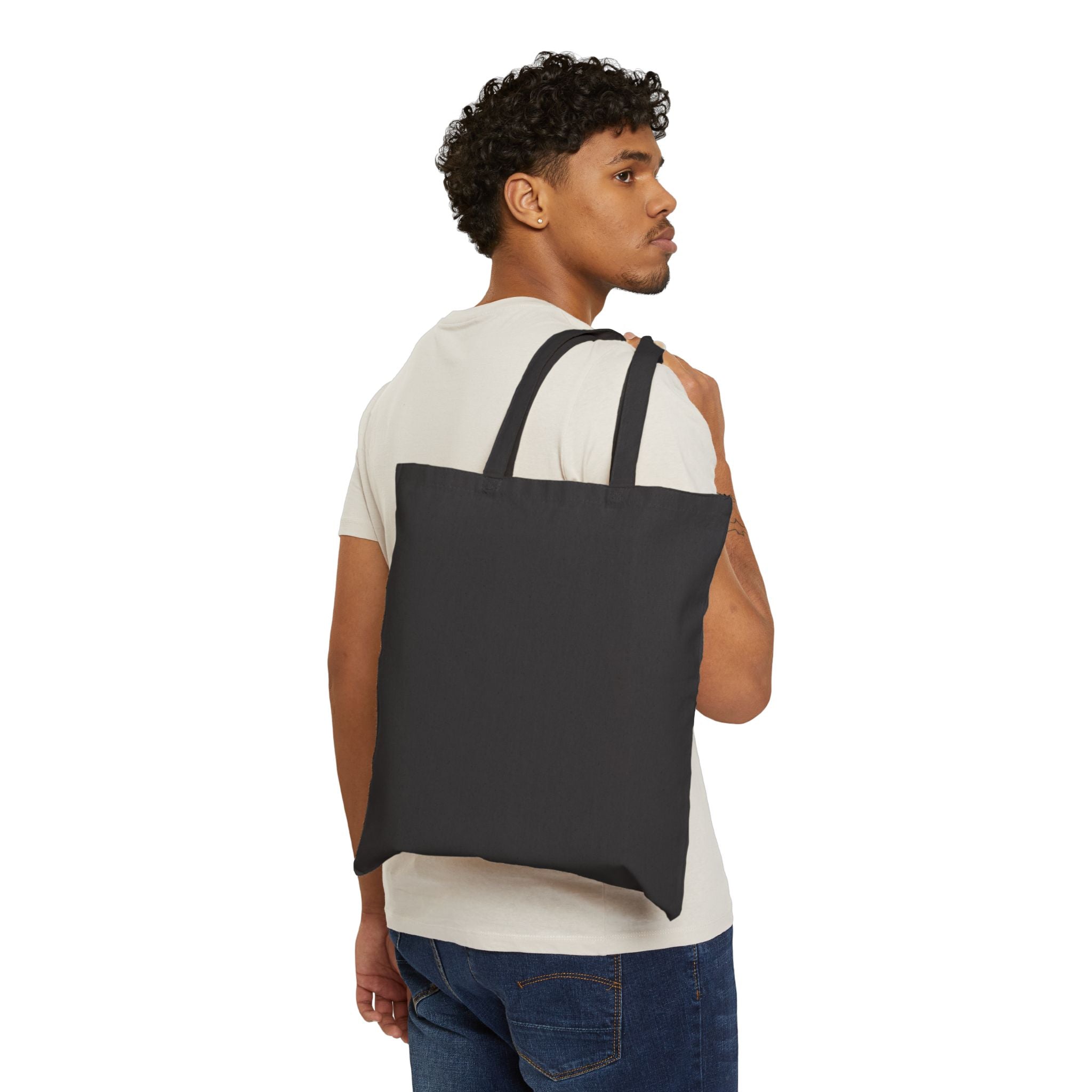 Bolsa tote de lona con mandala de ballena oceanica — Eco-Friendly para playa y uso diario
