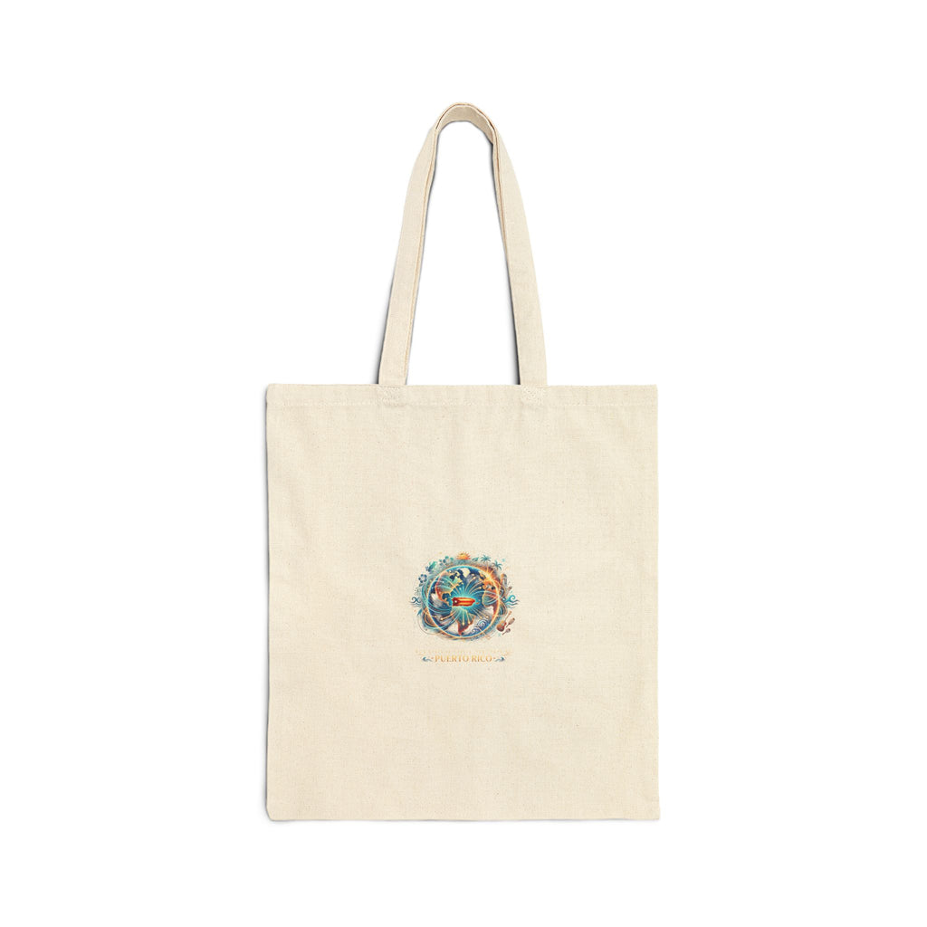 Bolsa tote de lona con mandala de ballena oceanica — Eco-Friendly para playa y uso diario