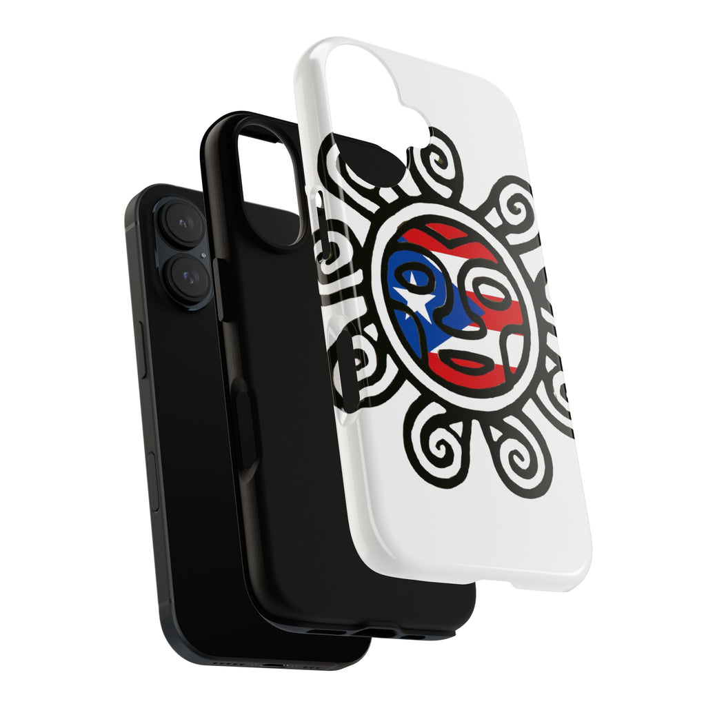 Sol taino iphone 16 case —  Puerto Rico Flag Design