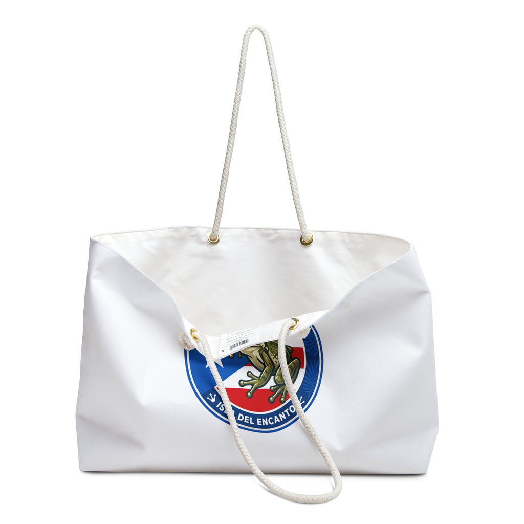Puerto Rico Coquí Weekender Bag — Isla Del Encanto Travel Tote