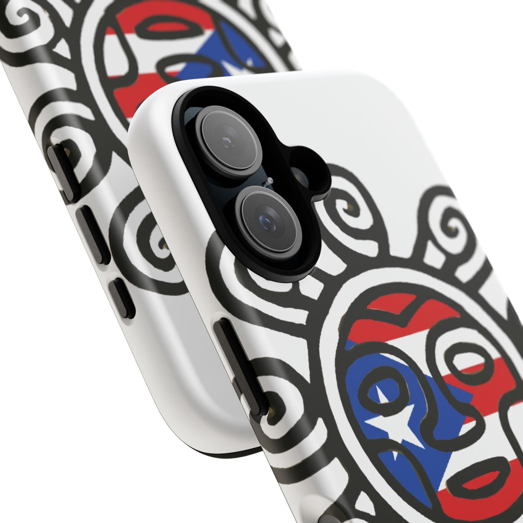 Sol taino iphone 16 case —  Puerto Rico Flag Design