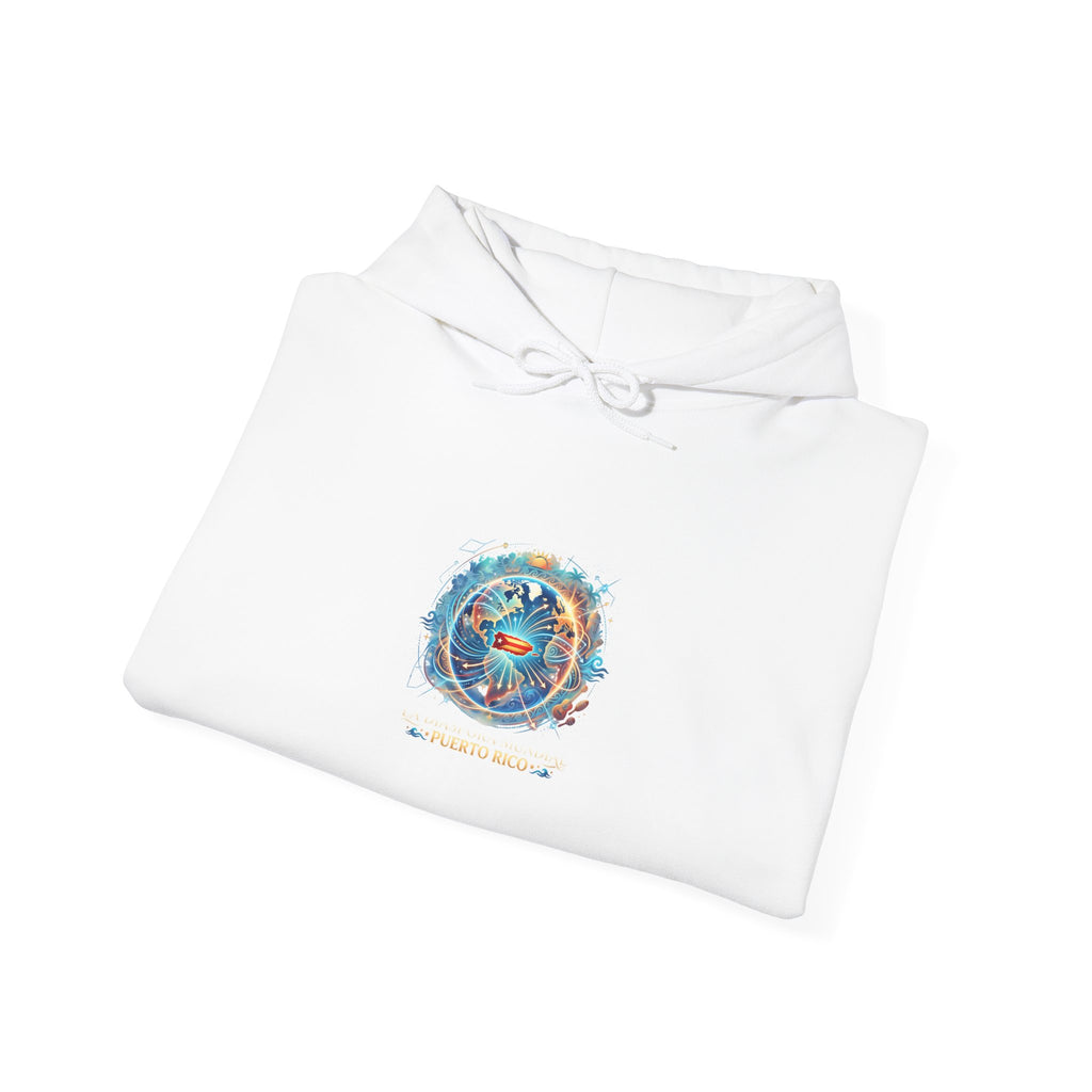 Hoodie - Colorful Earth Mandala "Protect Our Planet" Eco Conscious Design