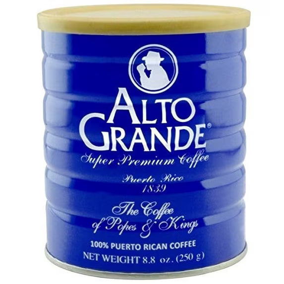 Alto Grande Coffee Super Premium Ground Coffee From Puerto Rico, 8.8 Ounce