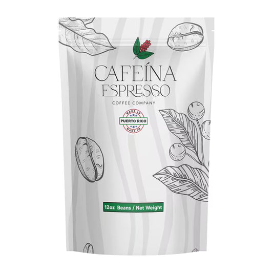 Cafeina Espresso Puerto Rico 12 oz
