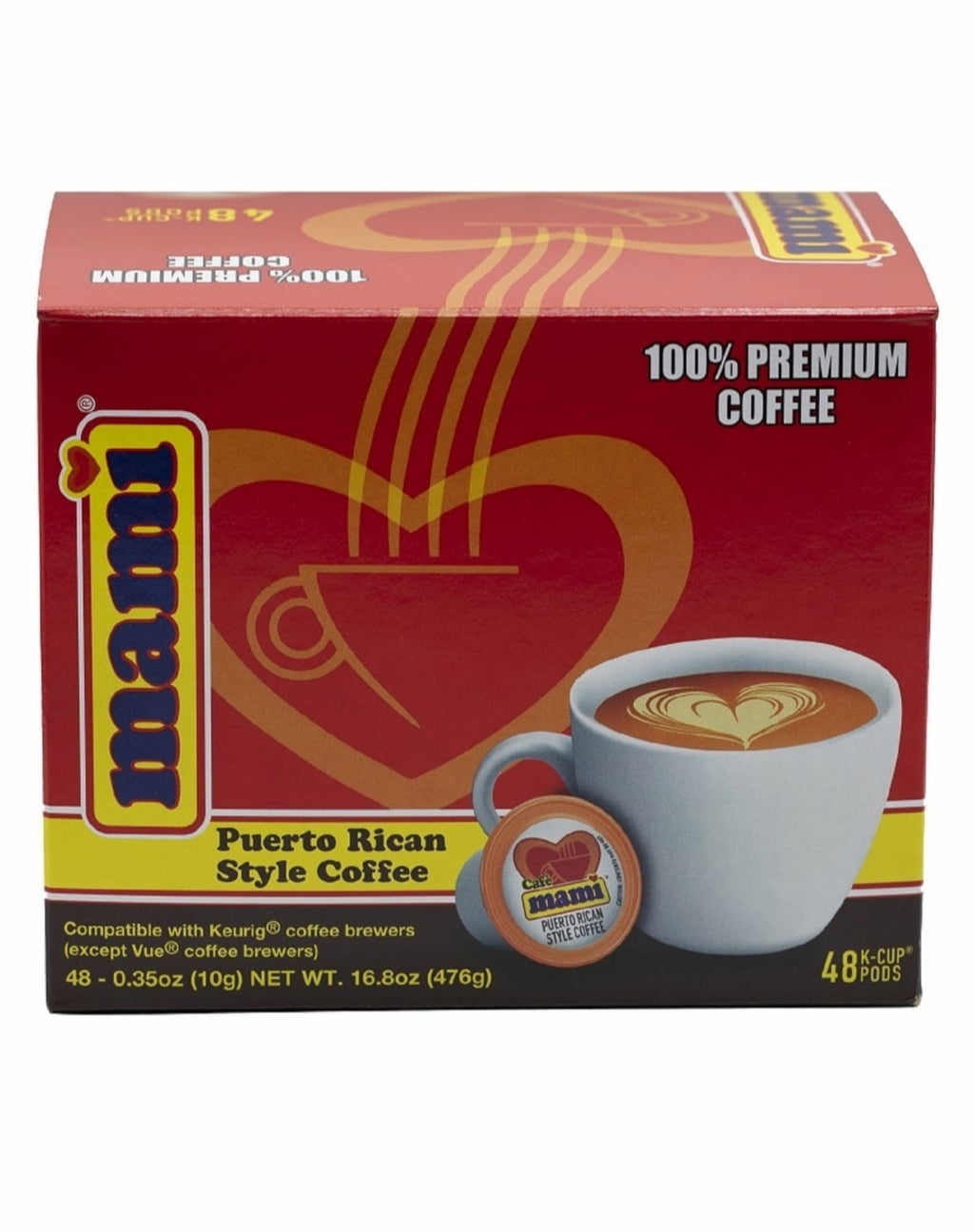 Mami Puerto Rico Coffee K-Cups - 48 Ct 100% Premium Coffee
