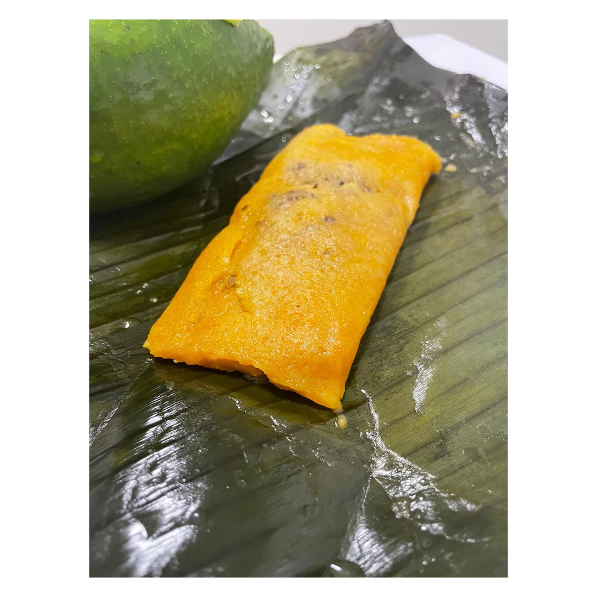 Breadfruit Puerto Rican Pasteles with Vegan Meat