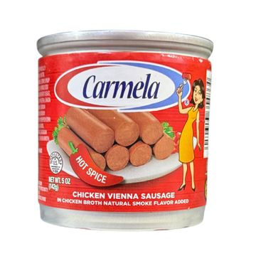 Salchichas carmelas picante 5 oz