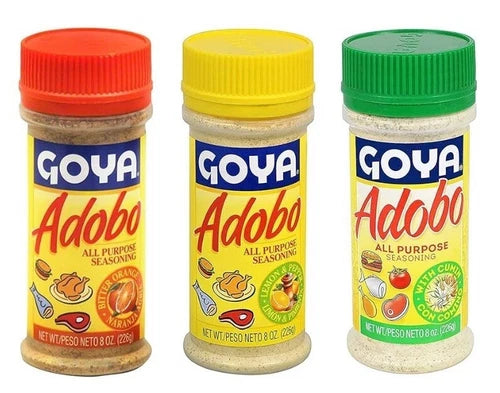 3 pack GOYA ADOBO ALL PURPOSE SEASONING LEMON & PEPPER LIMON Y PIMIENTA 8 Oz New