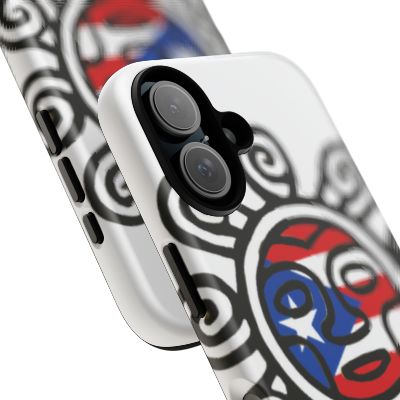 Sol taino iphone 16 case —  Puerto Rico Flag Design