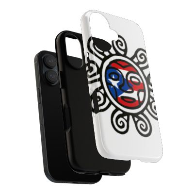 Sol taino iphone 16 case —  Puerto Rico Flag Design