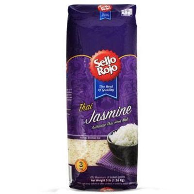 Sello Rojo Arroz Jasmine 3 Lbs